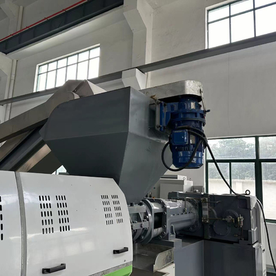 Double stage PE PP plastic film pelletizer recycle granulator machine water cooling recycle machine 322