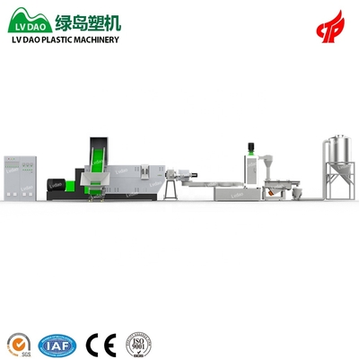 Compactor Type PP PE Film Woven Bag Recycle Plastic Granules Making Pelletizing Machine Pelletizer
