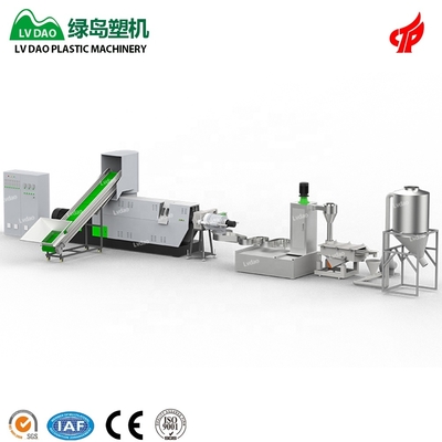 Compactor Type PP PE Film Woven Bag Recycle Plastic Granules Making Pelletizing Machine Pelletizer